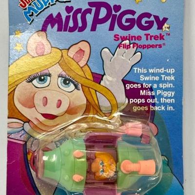 Muppets' Miss Piggy 'Swine Trek' Flip Flopper - Tomy - 1983 - NIB