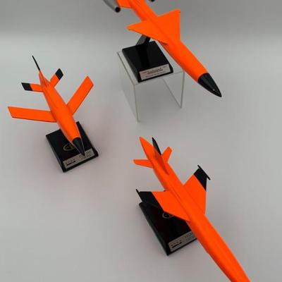 Ryan Teledyne Model Drone Trio - Firebee, Firebee II & Firebrand