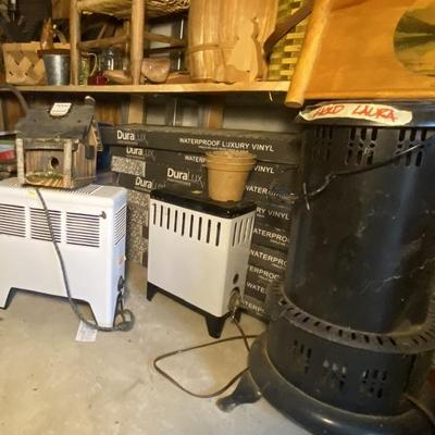 Vintage heater “floor lighting”