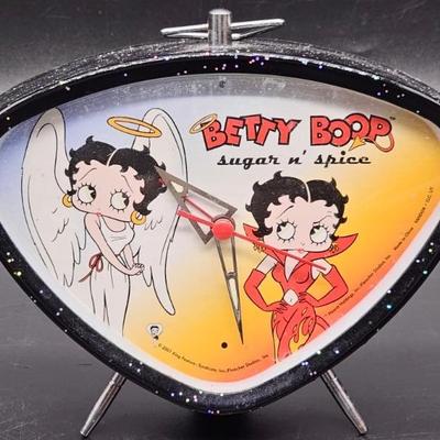 Mid Century Atomic Shaped Betty Boop Clock