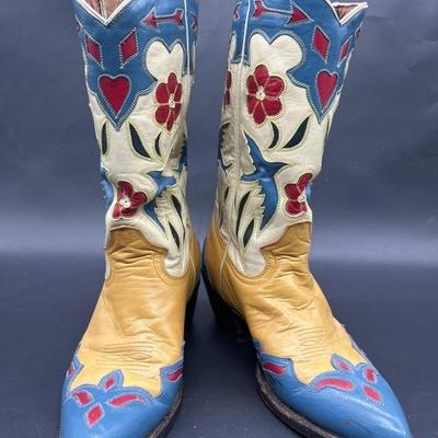 Montana Ladies Cowboy/Western Style Boots, 6.5B