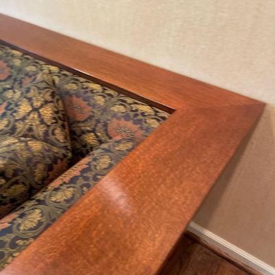 Stickley custom upholstered Prairie Settle Sofa