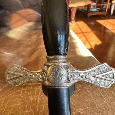 1910-1920’s Klan leader sword. See info in Description. Auction bid only.