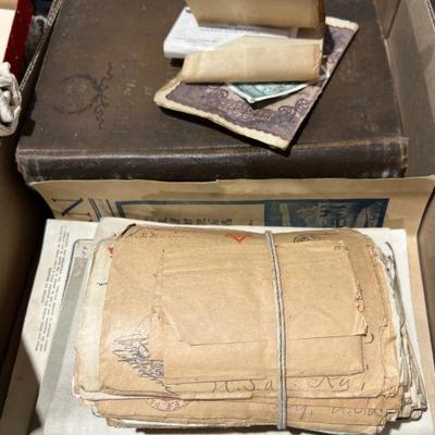 WWI ephemera and letters collection