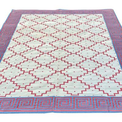 MADELINE WEINRIB ATASII FLAT WOVEN RUG | New with tags, never used - l. 14 x w. 10 ft.
