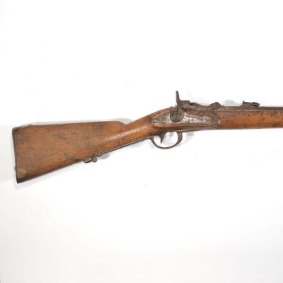 ANTIQUE RIFLE | 19th century; no apparent markings Rifle 53 in. overall; barrel length 37 in.Provenance: Property of an Armonk, NY lady.
