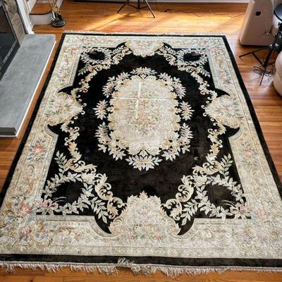 FRENCH STYLE SILK SCULPTED CARPET | l. 144 x w. 108 in.
