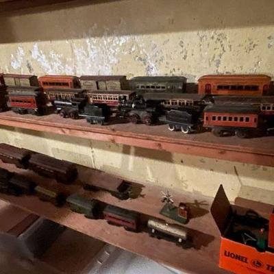 Beautiful Ives and Lionel Train Collection