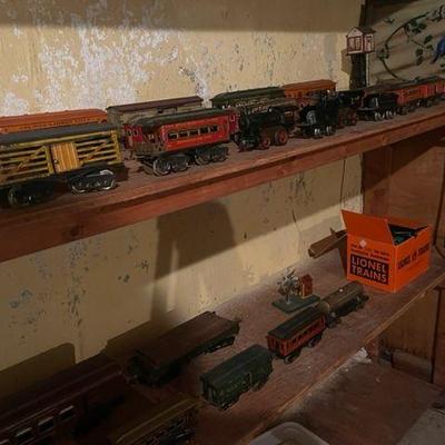 Beautiful Ives and Lionel Train Collection