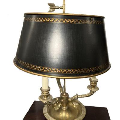 Solid Brass Bouillotte Lamp Purchased In England