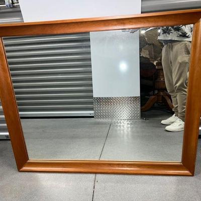 Hitchcock Solid Cherry Framed Mirror 45