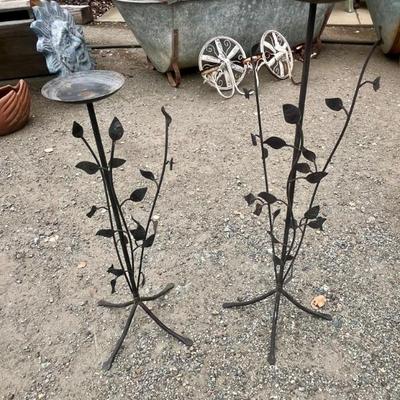 Decorative Metal Flowery Stand