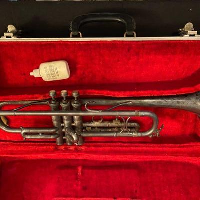 antique trumpet 