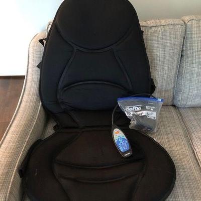 Chair massager for back and seat- used but good condition $20