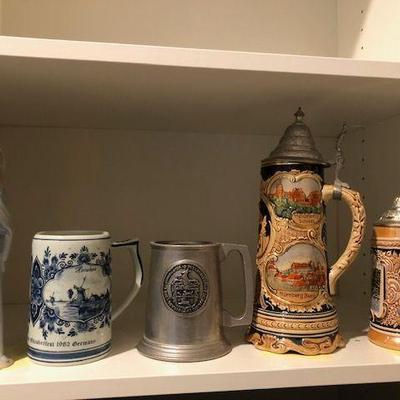 Authentic Lladro : $65
Assorted German Steins - see close up pictures on these with prices!