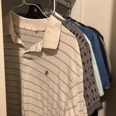 Assortment of Polo shirts; All size Med Men's $2 each