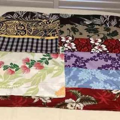 MMS158 Hawaiian Print Blanket & Pillow Cases
