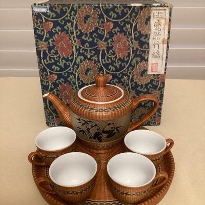 MMS098 Vintage Qing Dynasty Porcelain Mini Tea Set New