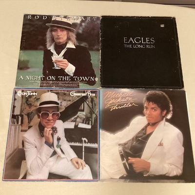 MMS013 Michael Jackson, Rod Stewart, Elton John & The Eagles Vinyl Records 