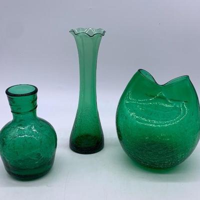 Crackle glass