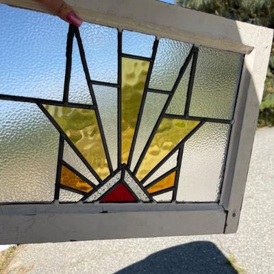Stained glass vintage pieces 