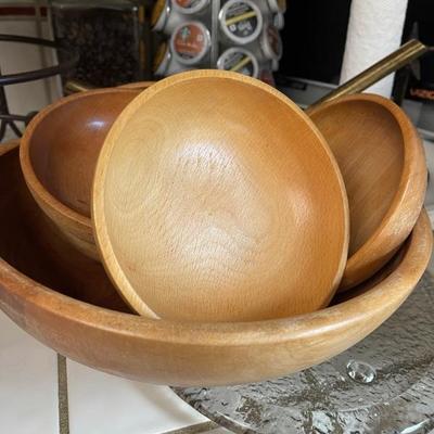 Wooden bowls 