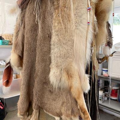 Deer and beaver jacket on Shaman