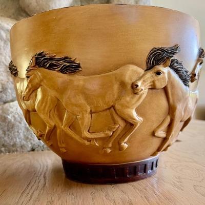 Horse bowl  just for decor 