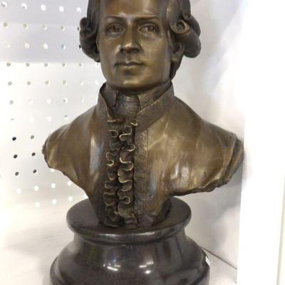 Bronze Mozart Signed Milo