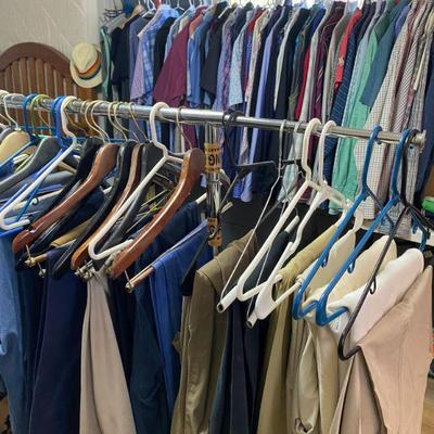 Mens Dress slacks and Shirts from large to ex Large