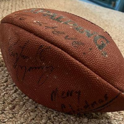 Autographed Peyton Manning football