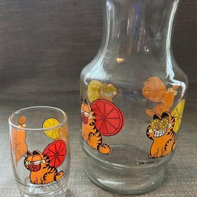 Garfield glassware
