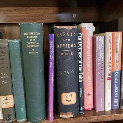 Lot 090-LOC: The Cross, Fundamentals of the Faith, Doctrine, and More

â€¢	From our Clientâ€™s over 2,000-volume Pastoral library
â€¢...