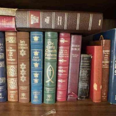 Lot 118-LIB: Christian Classics Collection, Bibles and More

â€¢	From our Clientâ€™s over 2,000-volume Pastoral library
â€¢	Please see...
