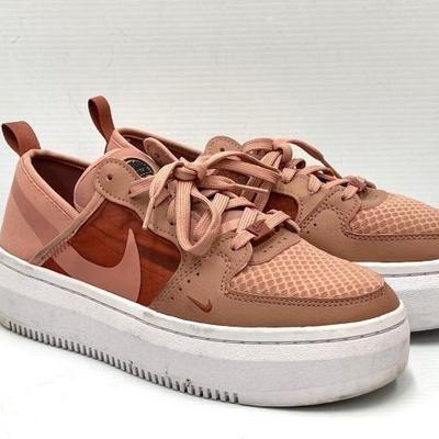 #1866 â€¢ Nike Court Vision Alta TXT Rust Pink Shoes
