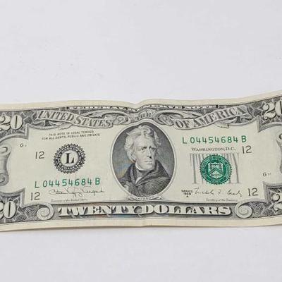 #1506 â€¢ 1988 Series $20 Banknote
