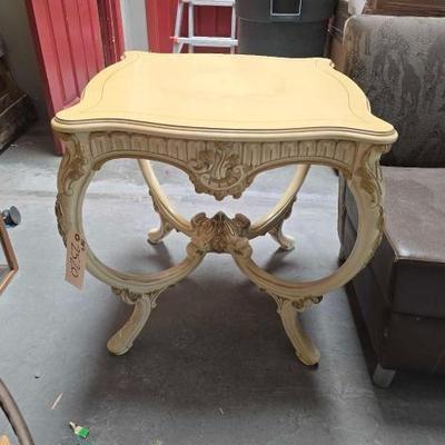 #2520 â€¢ Vintage French Accent Table
