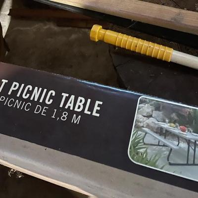 Lifeline 6 ft picnic table NIB