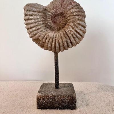 Brutalist shell sculpture