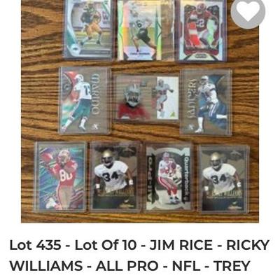 Jim Rice NFL Cards