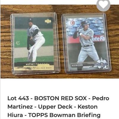 Boston Red Sox Topps Cards