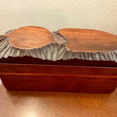 Edmund Spiro 1978 carved box