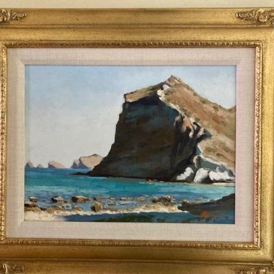 Bill Gallen “Baja Headland” oil painting 