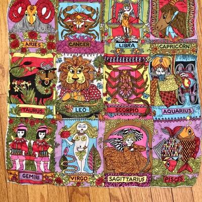 1970s zodiac scarf