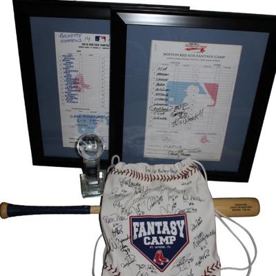Boston Fanstasy Baseball Camp Souvenirs