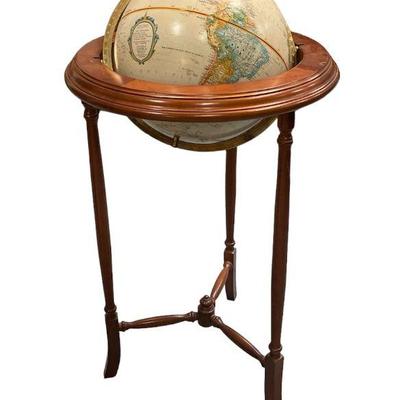 Vintage REPOGLE World Globe on Stand
