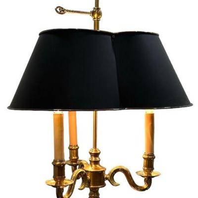 Brass Bouillotte Table Lamp
