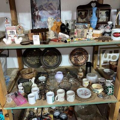 lot of Glassware and misc.