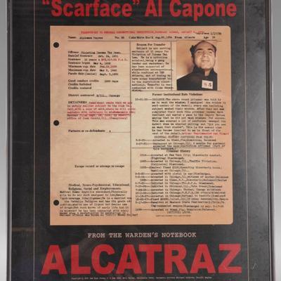 Al Capone framed print