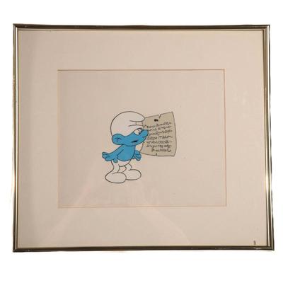 Animation Cell from The Smurfs